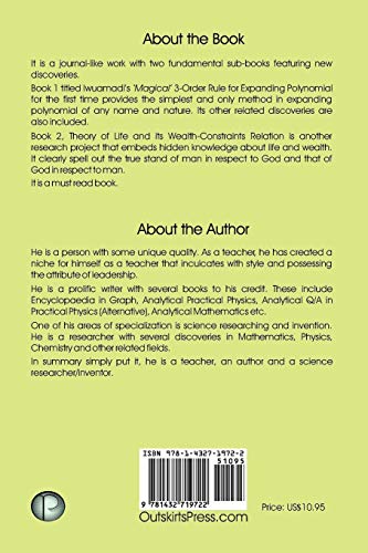 Analytical Theoretical Research and Invention: With Practical Applications,Used