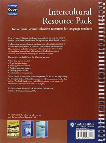 Intercultural Resource Pack: Intercultural communication resources for language teachers (Cambridge Copy Collection),Used