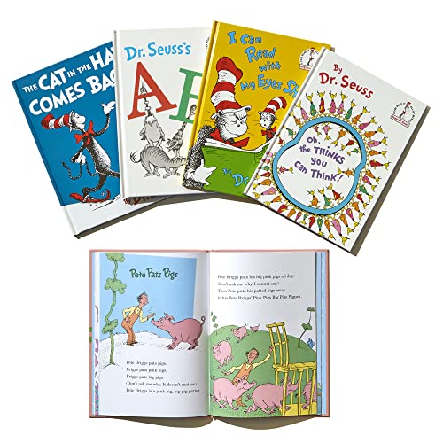 Dr. Seuss'S Second Beginner Book Boxed Set Collection: The Cat In The Hat Comes Back; Dr. Seuss'S Abc; I Can Read With My Eyes S