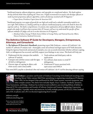 THE SOFTWARE IP DETECTIVES HANDBOOK,New