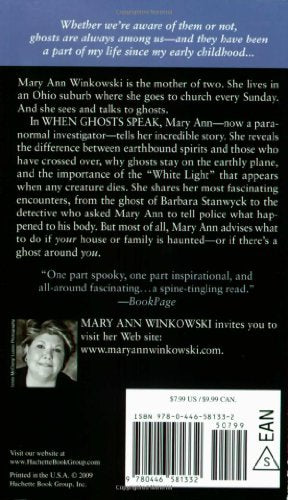 When Ghosts Speak: Understanding the World of Earthbound Spirits,New