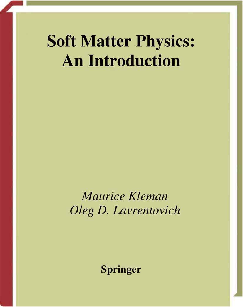 Soft Matter Physics: An Introduction (Partially Ordered Systems),Used