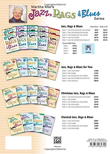 Jazz, Rags & Blues for Two, Bk 5: 4 Original Duets for Early Advanced Pianists,Used