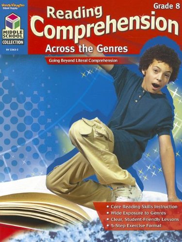 Reading Comprehension Across the Genres: Reproducible Grade 8,Used