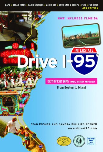 Drive I95: Exit by Exit Info, Maps, History and Trivia 4th Edition,Used