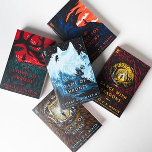George R. R. Martin's A Game of Thrones 5Book Boxed Set (Song of Ice and Fire Series): A Game of Thrones, A Clash of Kings, A S,Used