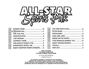 AllStar Sports Pak (An AllPurpose Marching/Basketball/Pep Band Book for Time Outs, Pep Rallies and Other Stuff): 1st Bflat Tr,Used