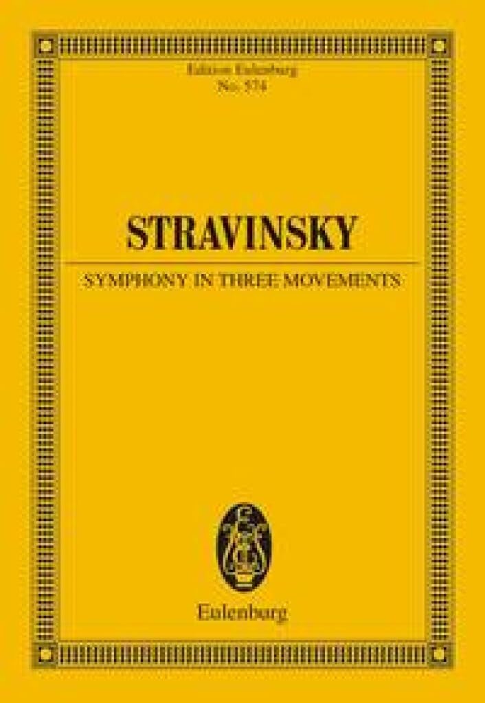 Symphony in Three Movements: Study Score (Edition Eulenburg),New