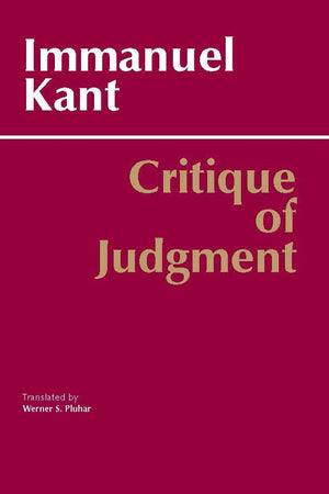 Critique Of Judgment (Hackett Classics),Used