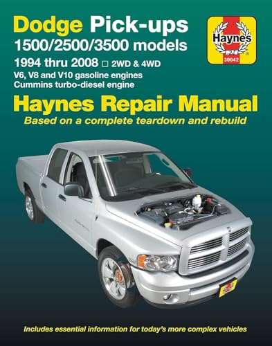 Dodge Pickups: 2002 Thru 2008 (Haynes Repair Manual),Used