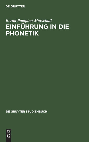 Einfhrung In Die Phonetik (De Gruyter Studienbuch) (German Edition),Used