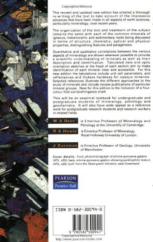 An Introduction To The Rockforming Minerals (2Nd Edition),Used