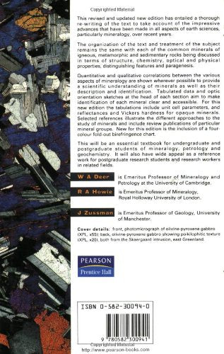 An Introduction To The Rockforming Minerals (2Nd Edition),Used