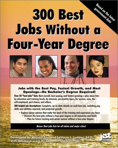 300 Best Jobs Without a FourYear Degree,Used