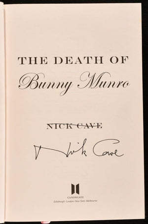 The Death Of Bunny Munro: A Novel,Used