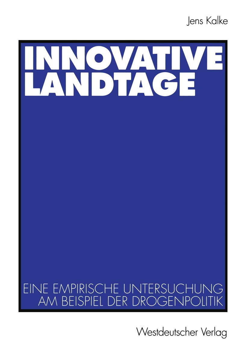 Innovative Landtage: Eine empirische Untersuchung am Beispiel der Drogenpolitik (German Edition),Used