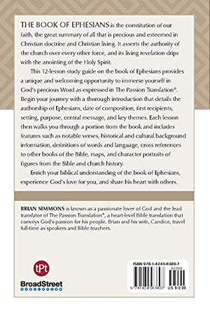 TPT The Book of Ephesians: 12Lesson Study Guide (The Passionate Life Bible Study Series),Used