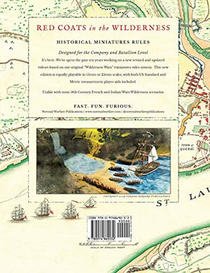 Redcoats in the Wilderness: Historical Miniatures Rules for the Wilderness Wars of the 18th Century,Used