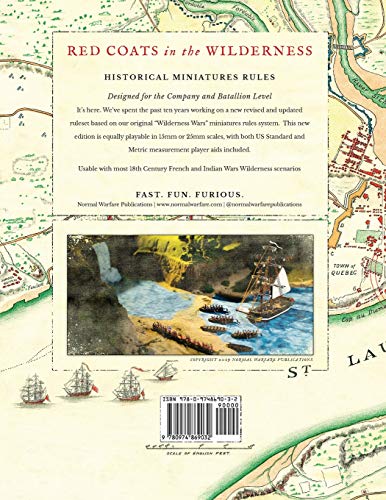 Redcoats in the Wilderness: Historical Miniatures Rules for the Wilderness Wars of the 18th Century,Used