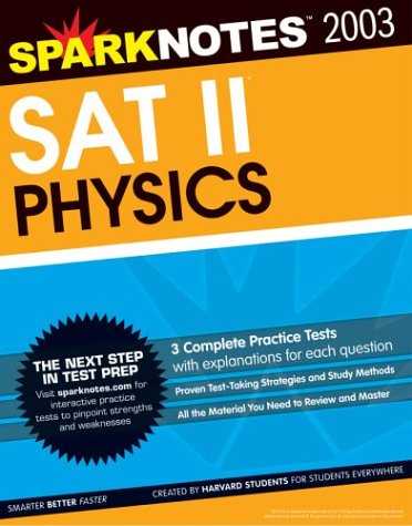 SAT II Physics (SparkNotes Test Prep),Used
