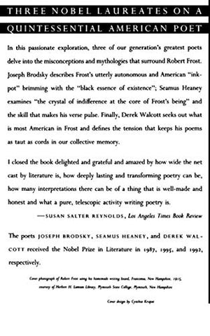 Homage to Robert Frost,New