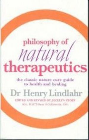 Philosophy of Natural Therapeutics,Used