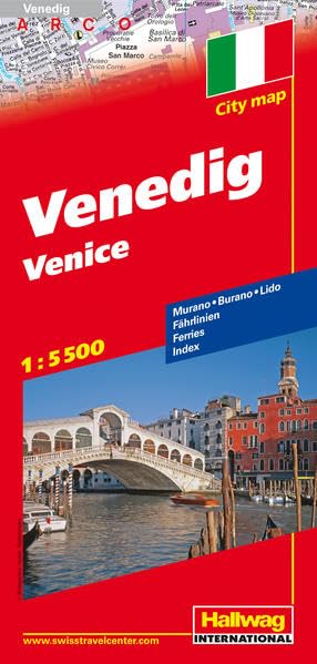 Venedig / Venice City Map,Used