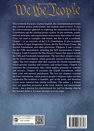 Constitutional Law for Criminal Justice Professionals and Students,Used