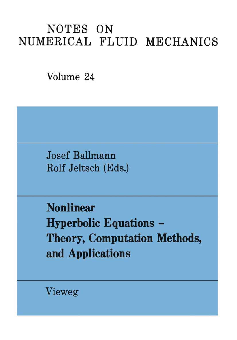 Nonlinear Hyperbolic Equations  Theory, Computation Methods, And Applications: Proceedings Of The Second International Conferen,Used