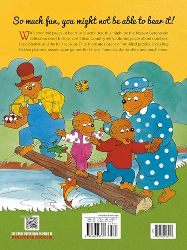 The Berenstain Bears' Giant Coloring and Activity Book (Dover Kids Activity Books),Used