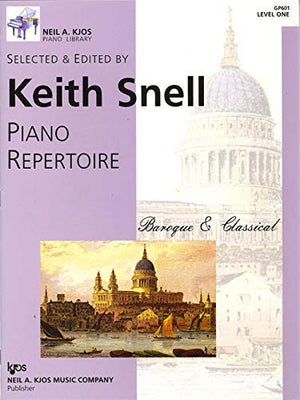 Gp601  Piano Repertoire  Baroque & Classical  Level 1,New