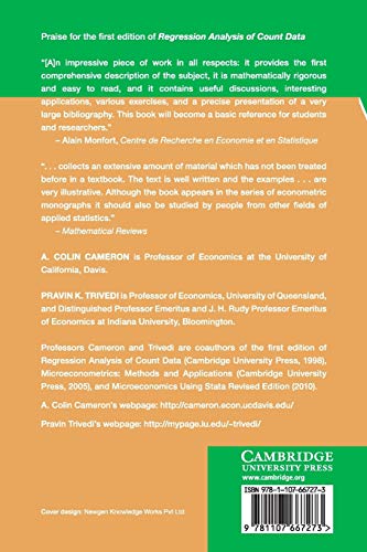 Regression Analysis of Count Data (Econometric Society Monographs, Series Number 53),Used