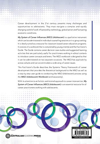 MY SYSTEM of CAREER INFLUENCES  MSCI (Adolescent): Facilitators Guide,Used
