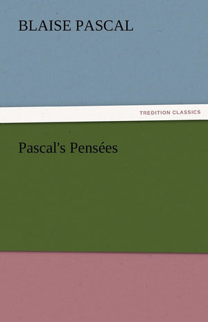 Pascal's Pensees,Used