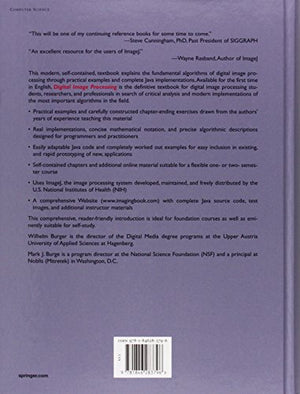 Digital Image Processing: An Algorithmic Introduction using Java,Used