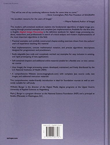 Digital Image Processing: An Algorithmic Introduction using Java,Used