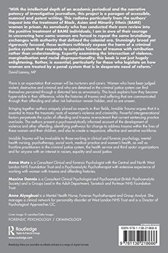 Invisible Trauma: Women, Difference And The Criminal Justice System