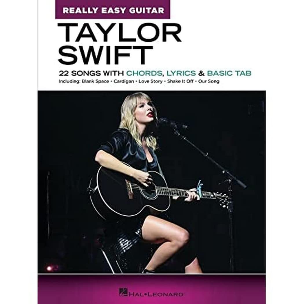 Taylor Swift  Really Easy Guitar Songbook  22 Songs with Chords, Lyrics and Basic Tab  Beginner Guitar Music Book with Easyto,New