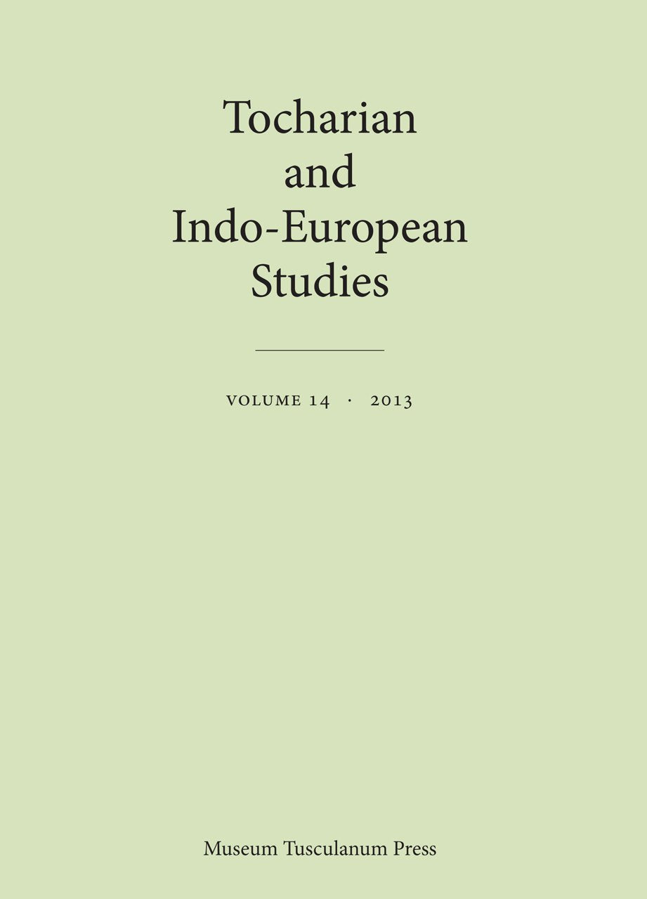 Tocharian and IndoEuropean Studies Volume 14,Used