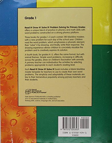 Read It! Draw It! Solve It!  Grade 1: Problem Solving for Primary Grades,Used