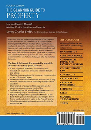 Glannon Guide to Property: Learning Property Through Multiple Choice Questions and Analysis (Glannon Guides),Used