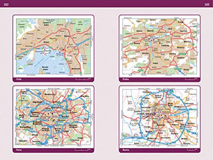 Collins Handy Road Atlas Europe,Used