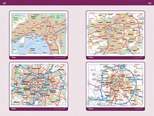 Collins Handy Road Atlas Europe,Used