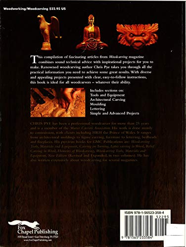 Wood Carving: Projects and Techniques (Fox Chapel Publishing) Comprehensive Reference with 24 Projects, Popular Articles, and Ex,Used