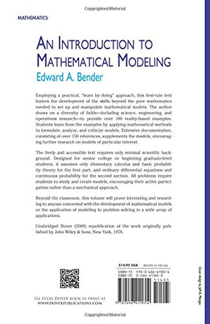 An Introduction To Mathematical Modeling (Dover Books On Computer Science),Used