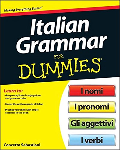 Italian Grammar For Dummies,Used