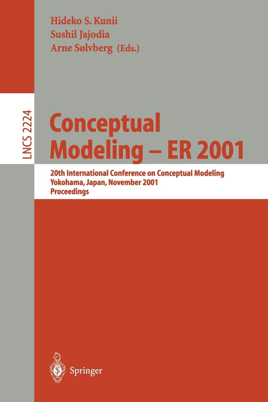 Conceptual Modeling ER 2001,Used