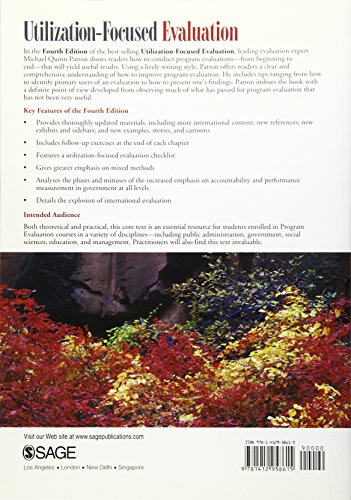 Utilizationfocused Evaluation,New