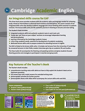 Cambridge Academic English B1+ Intermediate Teacher's Book (Cambridge Academic English Course),Used