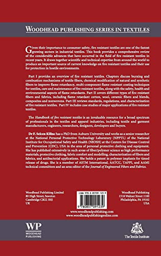 Handbook of Fire Resistant Textiles (Woodhead Publishing Series in Textiles),Used